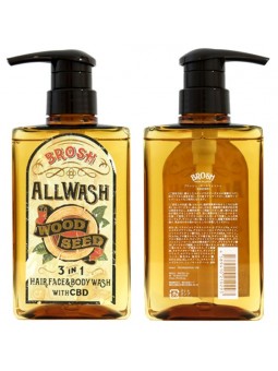 Brosh 3 in 1 Soap for Face, Body & Hair 400 ml