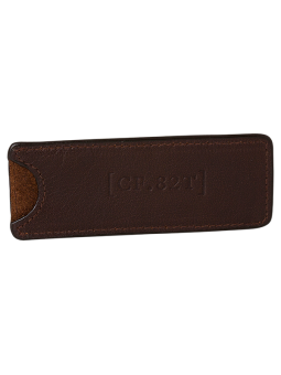 Funda de cuero para peine de barba de bolsillo plegable Capt