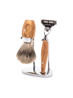 Set Afeitado Mühle Brocha Afeitar Fine Badger, Maquinilla Ma