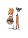 Mühle Shaving Set Fine Badger Shaving Brush & Mach3® Razor Kosmo Series