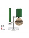 Set Afeitado Mühle Brocha Afeitar & Maquinilla Hexagon Forest