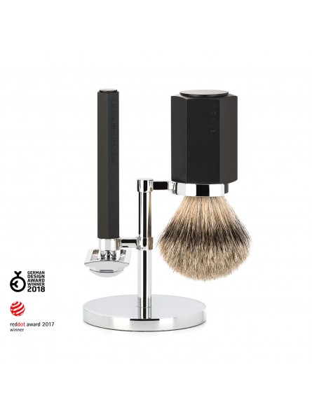 Set Afeitado Mühle Brocha Afeitar Tejón & Maquinilla Serie H