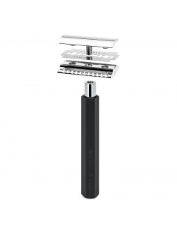 Mühle Shaving Set Badger Shaving Brush & Razor Hexagon Graphite Series