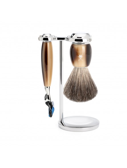 Mühle Shaving Set Badger Shaving Brush & Fusion Razor