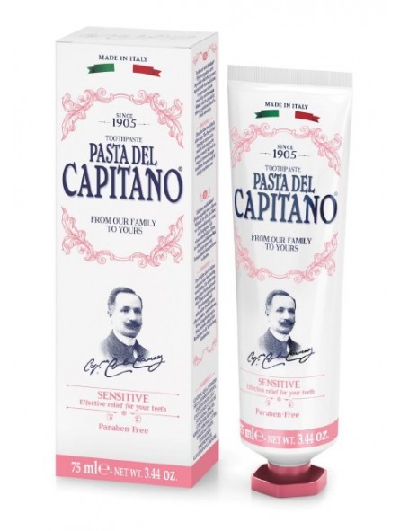 Dentífrico Pasta del Capitano 1905 Sensitive 75ml