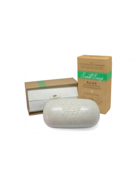 Jabón de Baño Exfoliante Aloe Saponificio Varesino 300gr