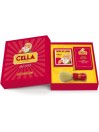 Caja Regalo Afeitado Jabón, After Shave Loción & Brocha Afeitar Cella Milano
