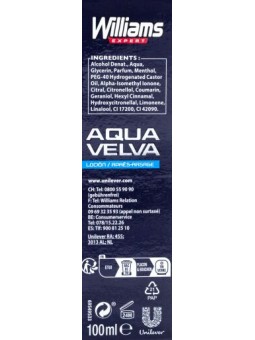 Williams Aqua Velva After Shave Lotion 100ml.