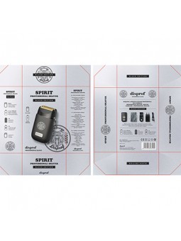 Afeitadora Profesional Spirit Black Edition Disprof