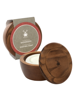 Jabón de Afeitar Sándalo & Bol Madera Mühle 65gr