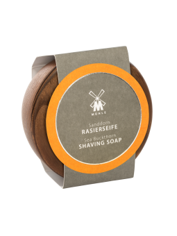 Mühle Sea Buckthorn Shaving Soap & Wood Bowl 65gr