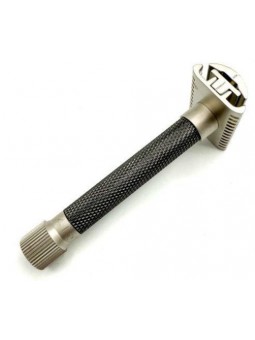 Parker Adjustable Safety Razor Open Comb - Satin Graphite