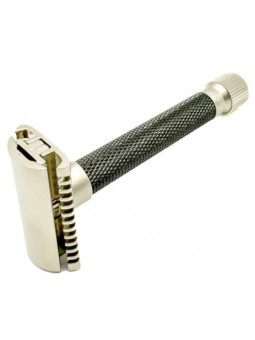 Parker Adjustable Safety Razor Open Comb - Satin Graphite