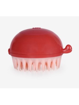 Coquille Cepillo Para Tratamientos Rojo