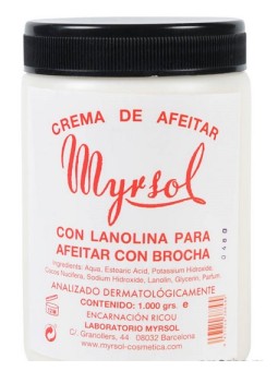 Crema de Afeitar Myrsol 1Kg