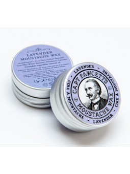Estuche Bigote Cera Lavanda & Peine Captain Fawcett