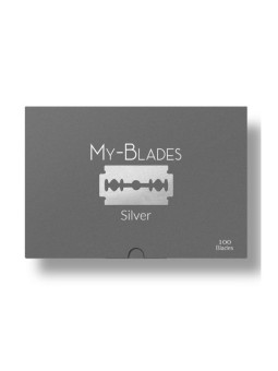 10 Cuchillas de Afeitar Silver Doble Hoja My-Blades