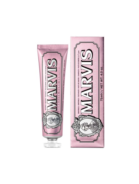 Dentífrico Sensitive Gums Gentle Mint con Flúor 75 ml Marvis