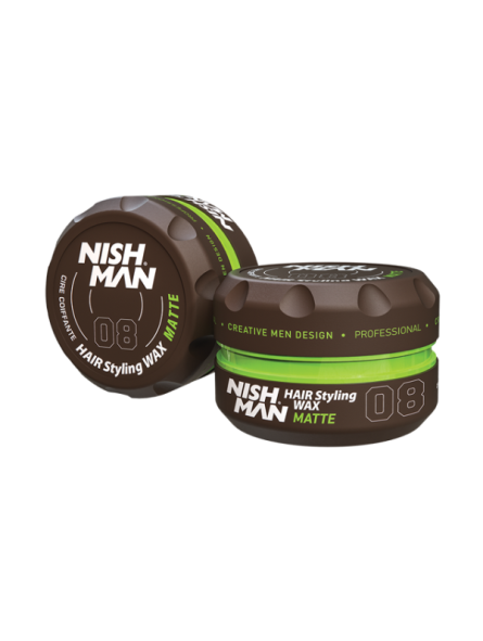Cera Base Agua Cabello Matte 08 Nishman 150 ml