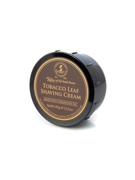 Taylor of Old Bond Street Tobacco Leaf Shaving Cream 150g