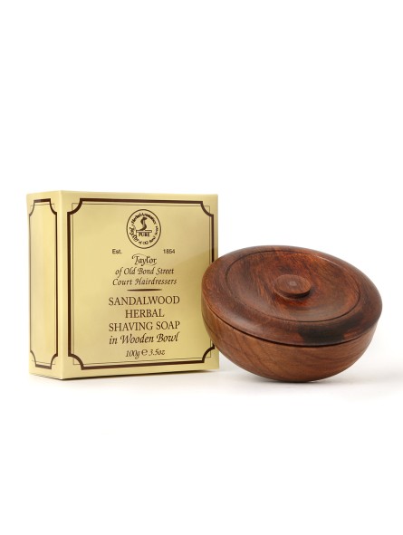 Taylor of Old Bond Street Sandalwood Shaving Wooden Bowl 100gr.
