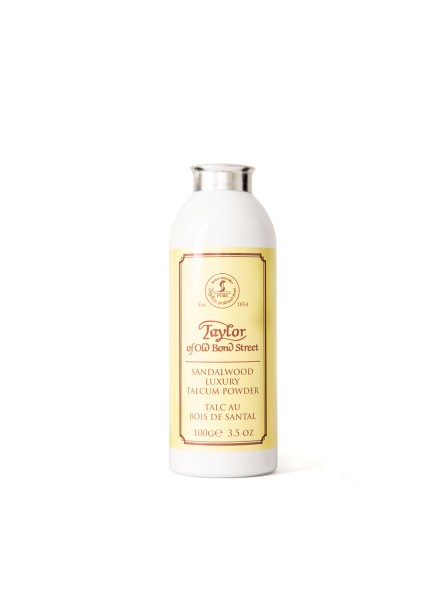 Taylor of Old Bond Street Sandalwood Talcum Powder 100g.