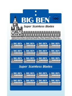 100 Double Edge Blades Big Ben Super Stainless
