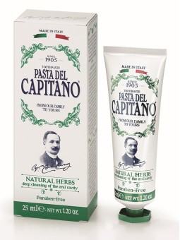 Dentífrico Pasta del Capitano 1905 Hierbas Naturales 25ml