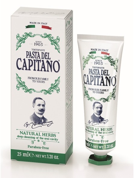 Dentífrico Pasta del Capitano 1905 Hierbas Naturales 25ml
