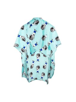 Capa Corte Niños Azul Mascotas Suavecito