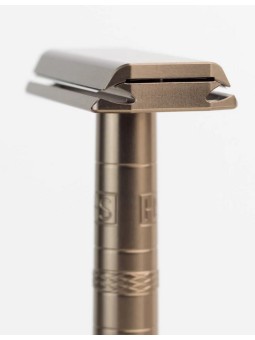 Maquinilla de Afeitar Clásica Aluminio Bronze Medium Henson Shaving