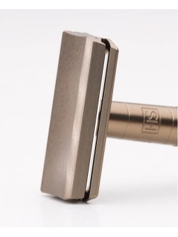 Maquinilla de Afeitar Clásica Aluminio Bronze Medium Henson Shaving