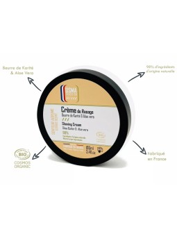Crema de Afeitar Manteca de Karité & Aloe Vera Agrume Osma 100ml