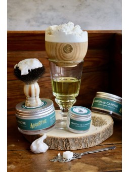Martin de Candre Absinthe Shaving Soap Wooden Bowl 200g