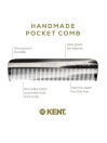 Kent Pocket Grooming Comb. Fine Hair. 112mm