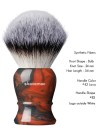 Shavemac Synthetic Shaving Brush 24mm/54mm Handle 4071 Lava