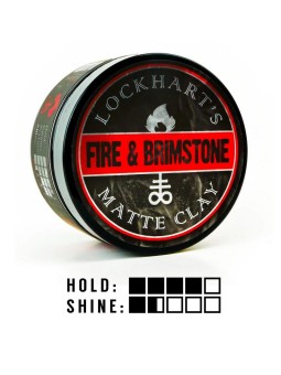 Pomada Matte Clay Fire & Brimstone Lockhart's 96gr