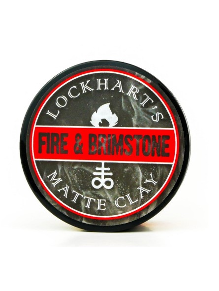 Lockhart's Fire & Brimstone Matte Clay Pomade 96gr