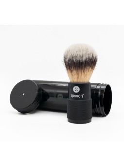 Epsilon Black Travel Tube Shaving Brush