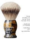 Shavemac 2 Silvertip Fan 24mm/52 Gold Rush Shaving Brush