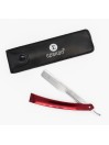 Epsilon Red Shaving Razor Leather Pouch