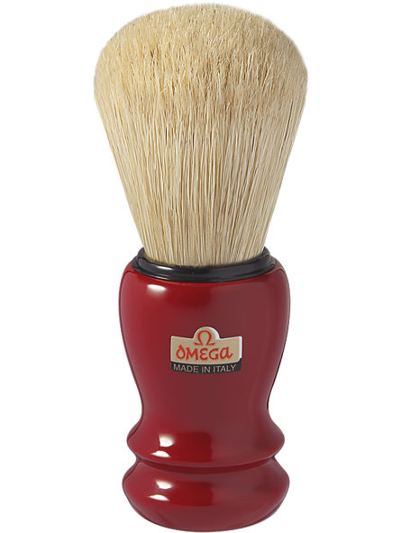 Brocha de Afeitar Cerda 10108 Roja Omega