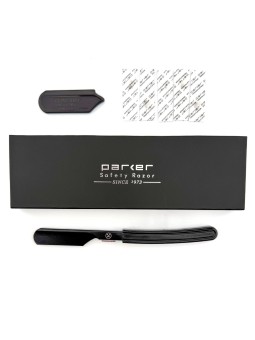 Parker Push Typpe Stainless Steel Razor Black Finish
