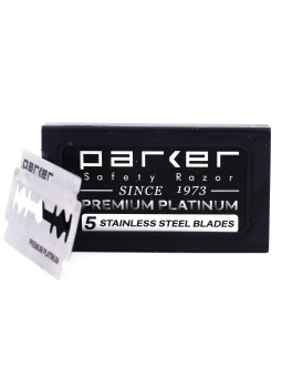 100 Cuchillas Afeitar Doble Hoja Parker