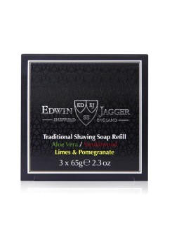 Pack 3 Recambio Jabón Afeitar Tradicional Edwin Jagger 65gr