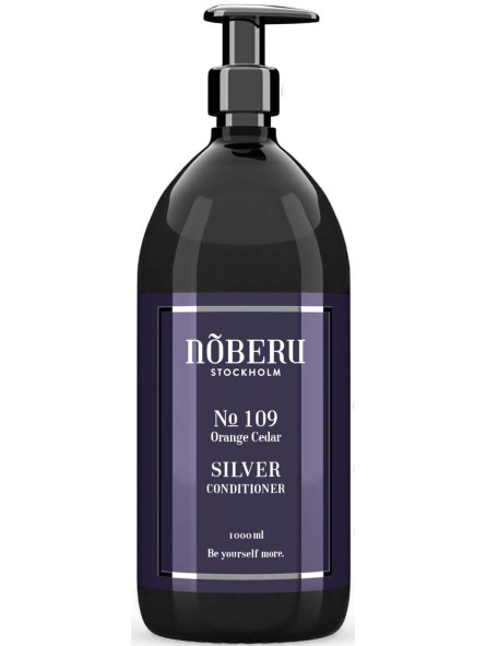 Acondicionador Naranja & Cedro Cabellos Blancos Noberu of Sweden 1L
