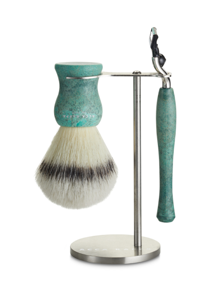 Set Afeitado Natural Style Verde Acca Kappa