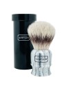 Simpson Highbury Platinum Synthetic Shaving Brush Grey Italian Marble