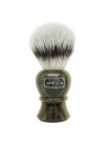 Simpson Islington Platinum Synthetic Large Shaving Brush Horn