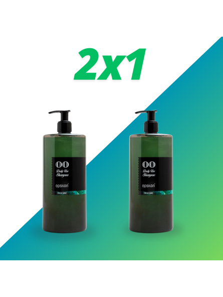 2X1 Epsilon Daily Use Shampoo Fresh Mint 750ml